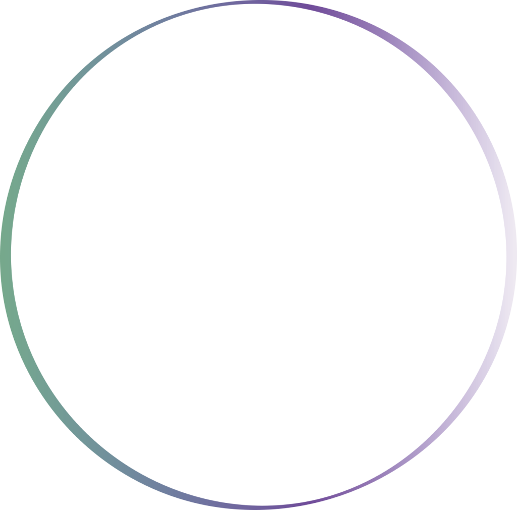 cirkel outline groen paars